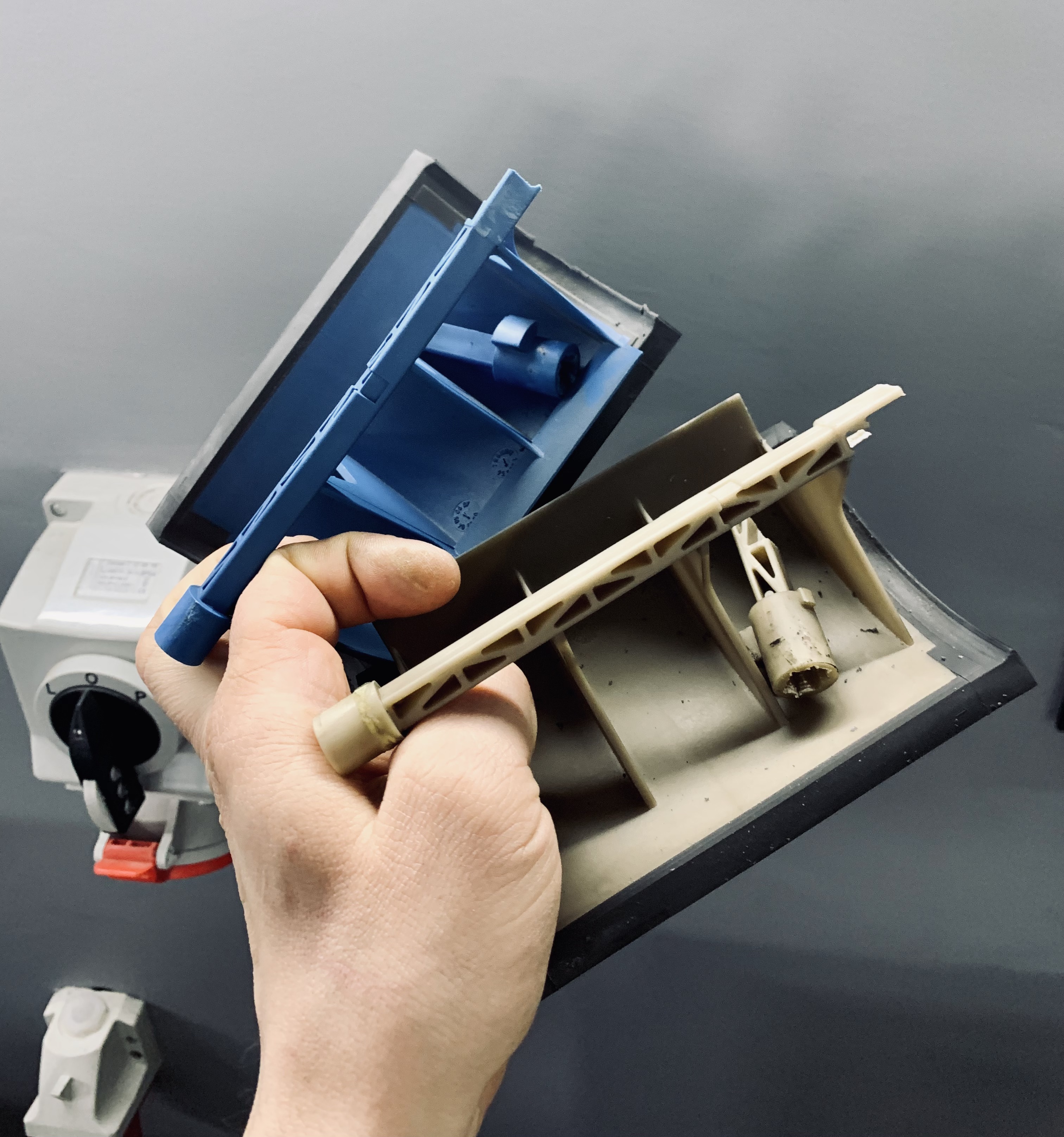 Element klapy nawiewu - przykładowa część